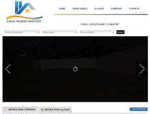 Tablet Screenshot of imobiliariacasanobre.com